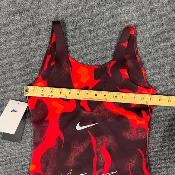 Nike Megan Thee Stallion Bodysuit Women's Size S (Small) Red Jumpsuit Sporty NEW - Picture 9 of 12